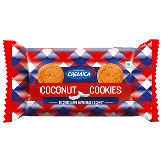 Cremica Coconut Cookies - Made With Real Coconut, 100 G (20% Extra Free)
