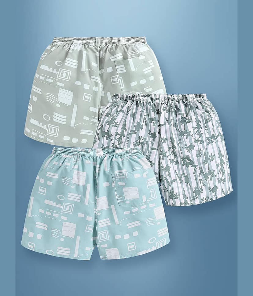 Supersquad Pack of 3 Cotton Blend Boxers For Men's ( Assorted 1 ) view 2