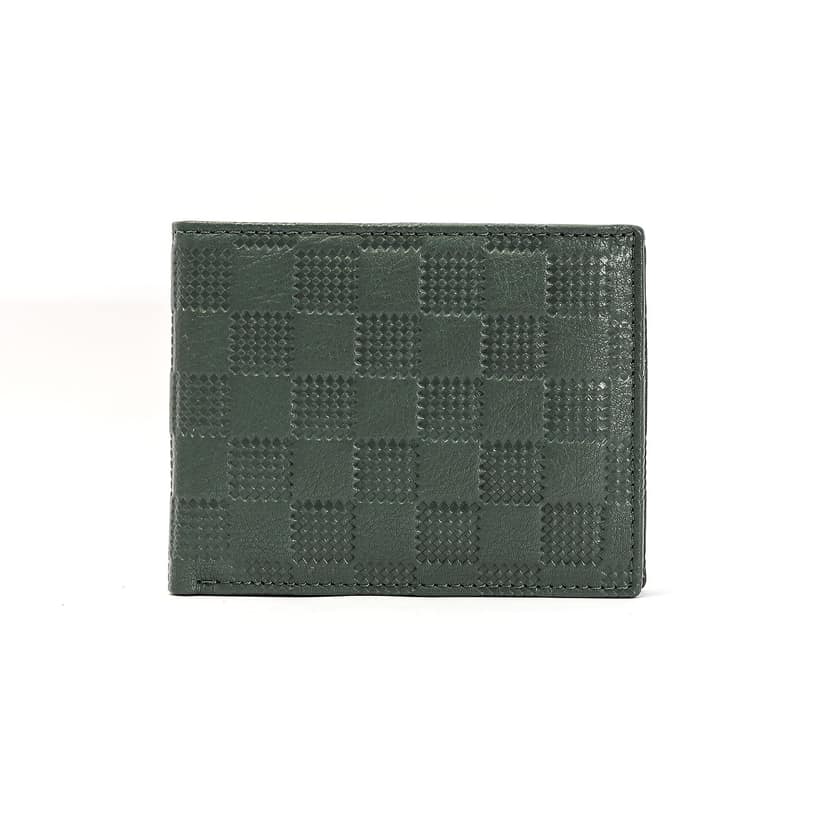 Vital King Men Trendy, Evening/Party Green Genuine Leather RFID Wallet (11 Card Slots) view 2