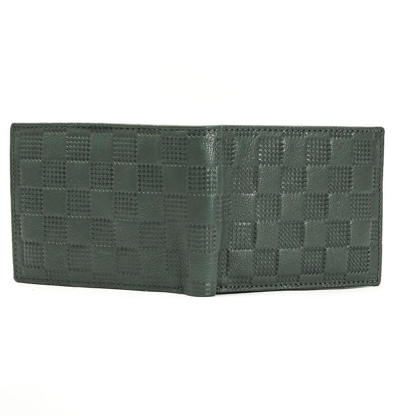 Vital King Men Trendy, Evening/Party Green Genuine Leather RFID Wallet (11 Card Slots) view 7