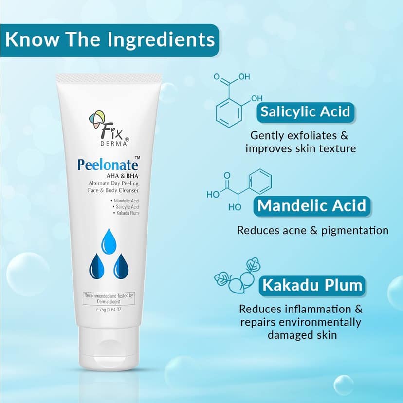 Fixderma Peelonate AHA & BHA Cleanser view 5