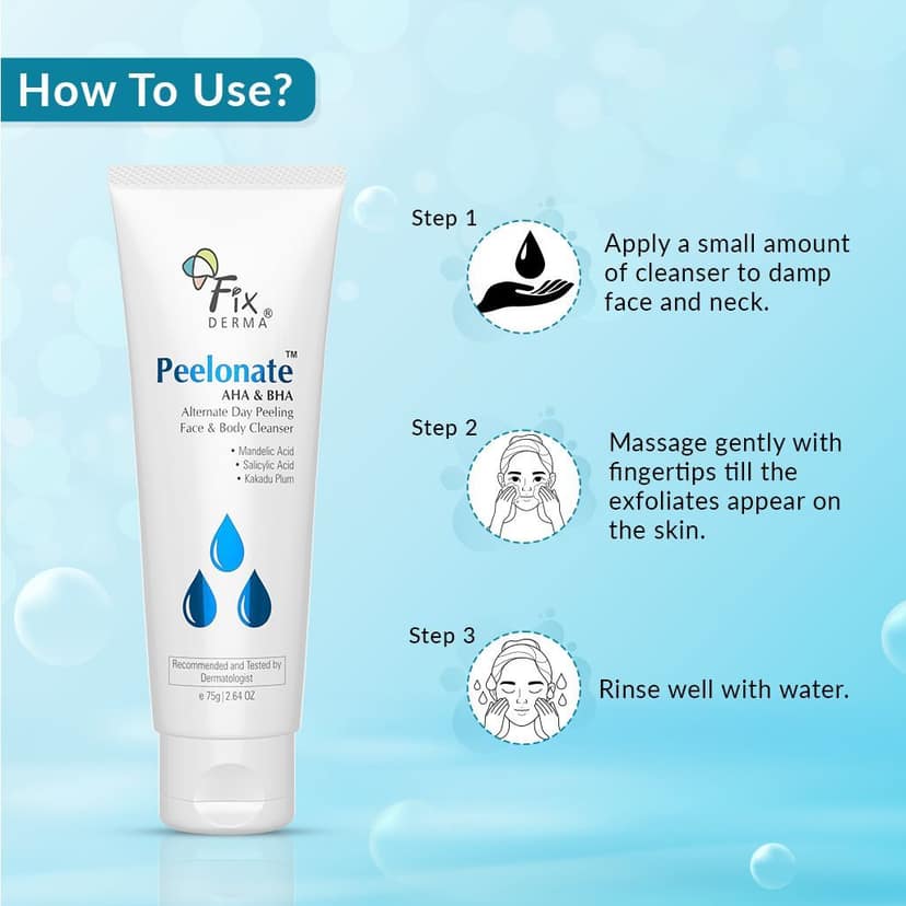 Fixderma Peelonate AHA & BHA Cleanser view 6