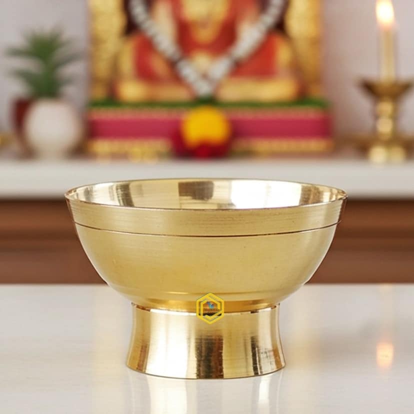 Brass Dhoopbatti Stand Incense Holder, Height : 1.5 Inch (ZMAS220 E)