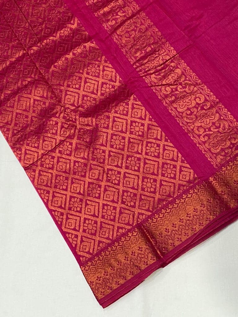 Silk cotton saree view 3