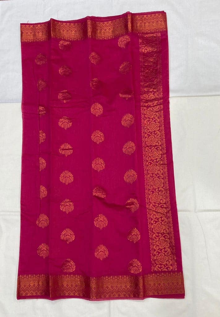 Silk cotton saree view 4