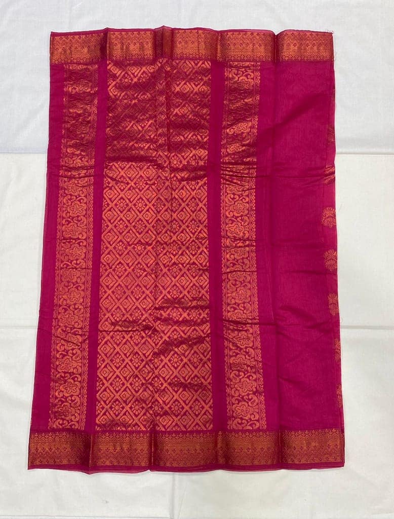 Silk cotton saree view 5