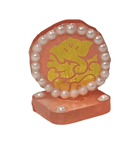 Elegant Ganesha Idol with Pearl Detailing