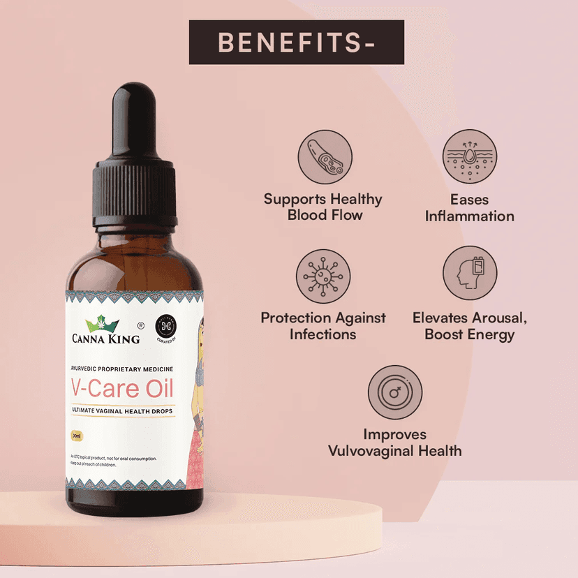 Cannaking V-Care Oil: Ultimate Vaginal Health Drops - 30ml view 2