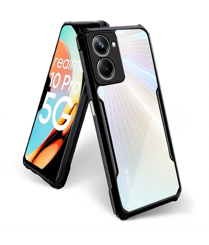 ZAMN Shock Proof Case Compatible For Polycarbonate Realme 10 Pro 5G ( )