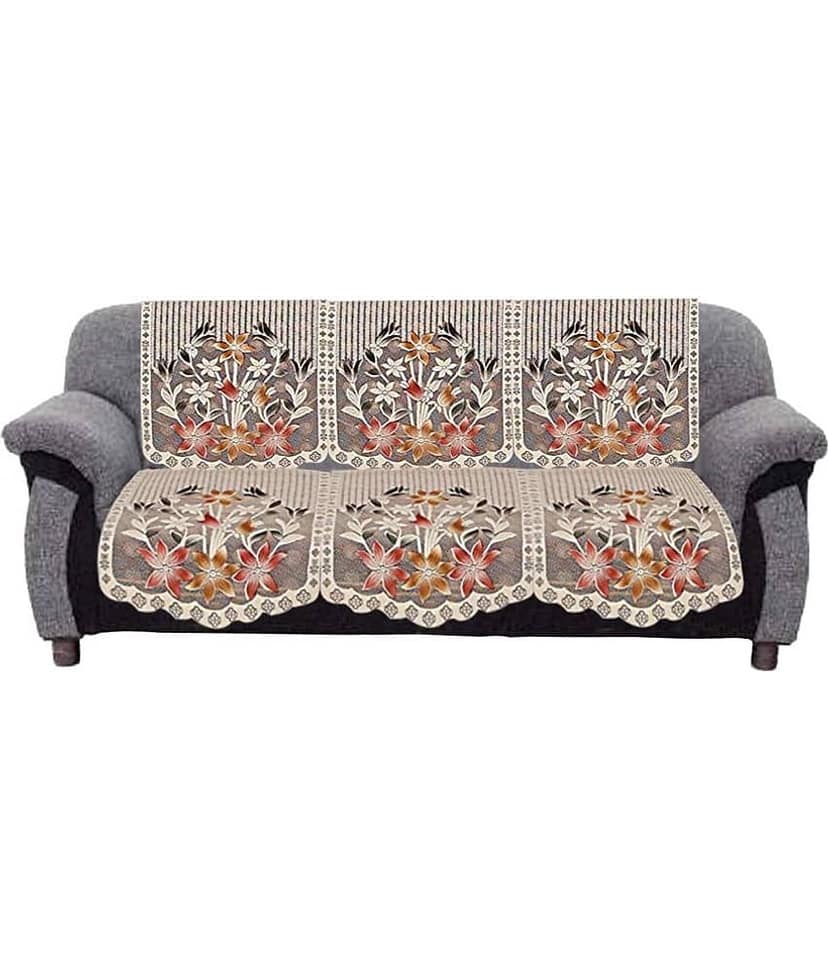 - 5 Seater Polyester Sofa Cover ( Pack of 6 ) view 2