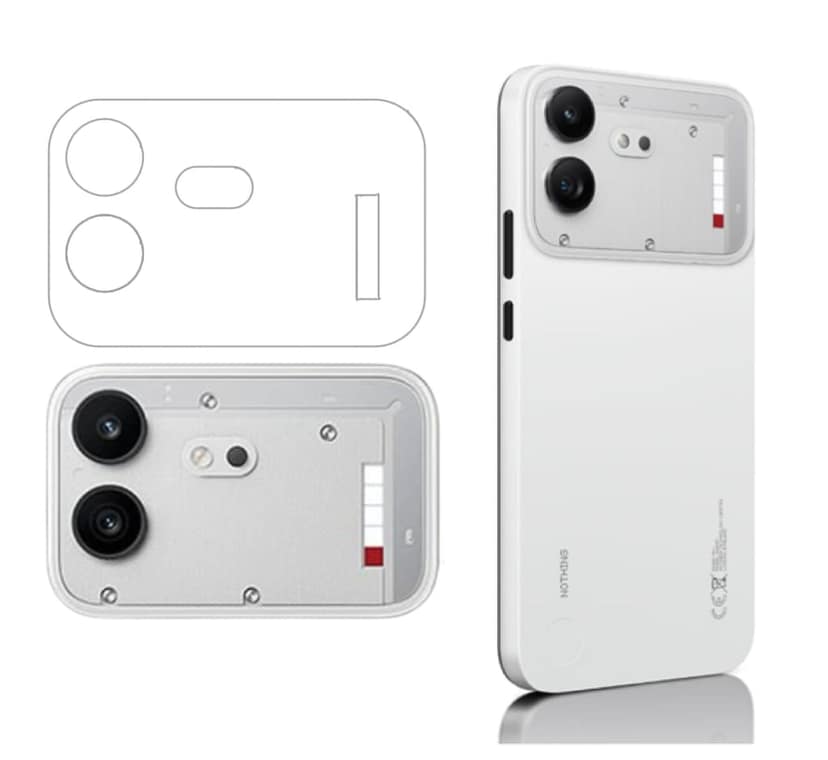 ISAAK Back Camera Lens Protector compatible for Nothing 4b (Pack of 4) view 2