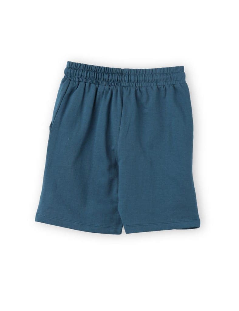 Boys Shorts Cotton French Terry Blue Coral Classic Car view 4