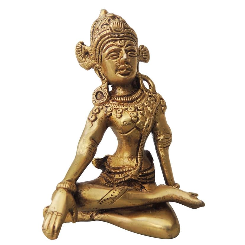Brass Indra Dev Decorative Statue, Height : 1.5 Inch (BSMAS1317 C) view 2