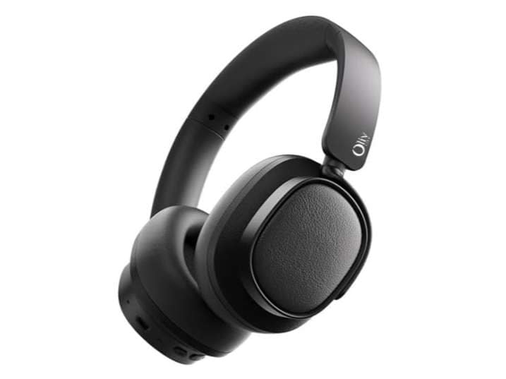 OlivLife Japan Series Bluetooth 6.0 Wireless Over-Ear Headphones with 400mAh Battery, 20H Playtime, Deep Bass HiFi Stereo, Built-in Mic, 40mm Drivers - Black