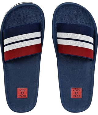 Cozy Wear Navy Blue Men's Slide Flip Flop