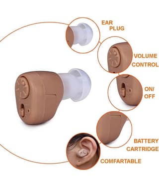 Crs Sound Enhancement Amplifier Hearing Aid Machine Sound Amplifier In the Ear