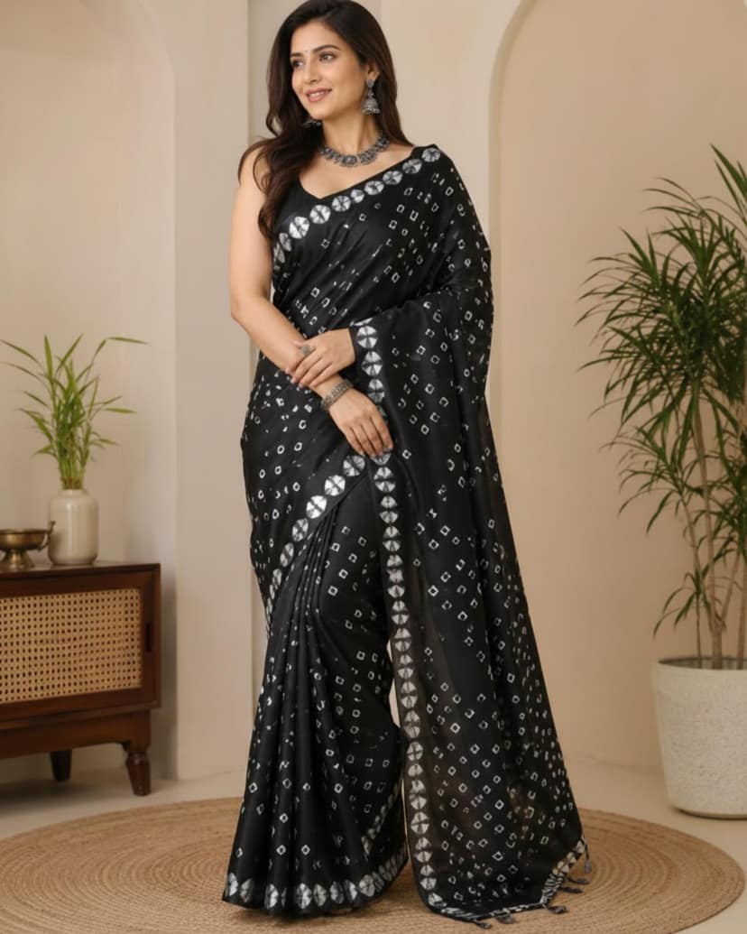 Satin Silk Saree
