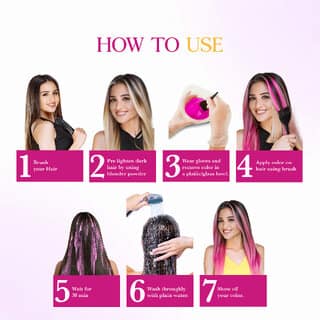 Cosglam Semi Permanent Hair Color For Women Men, (120g, #12 Hot Pink) view 2