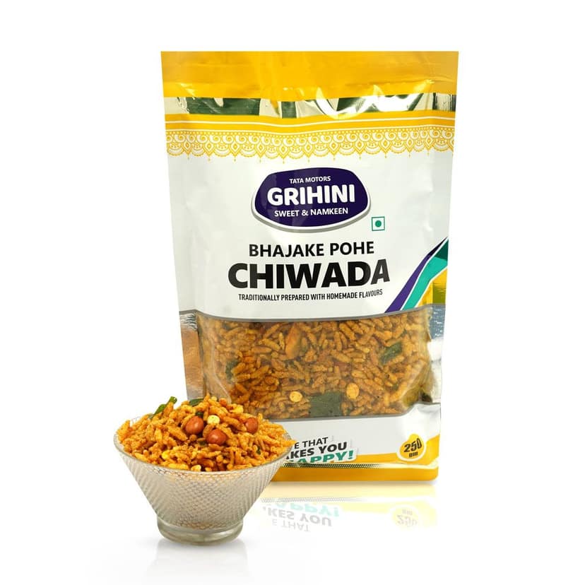 Bajake poha chiwada view 2