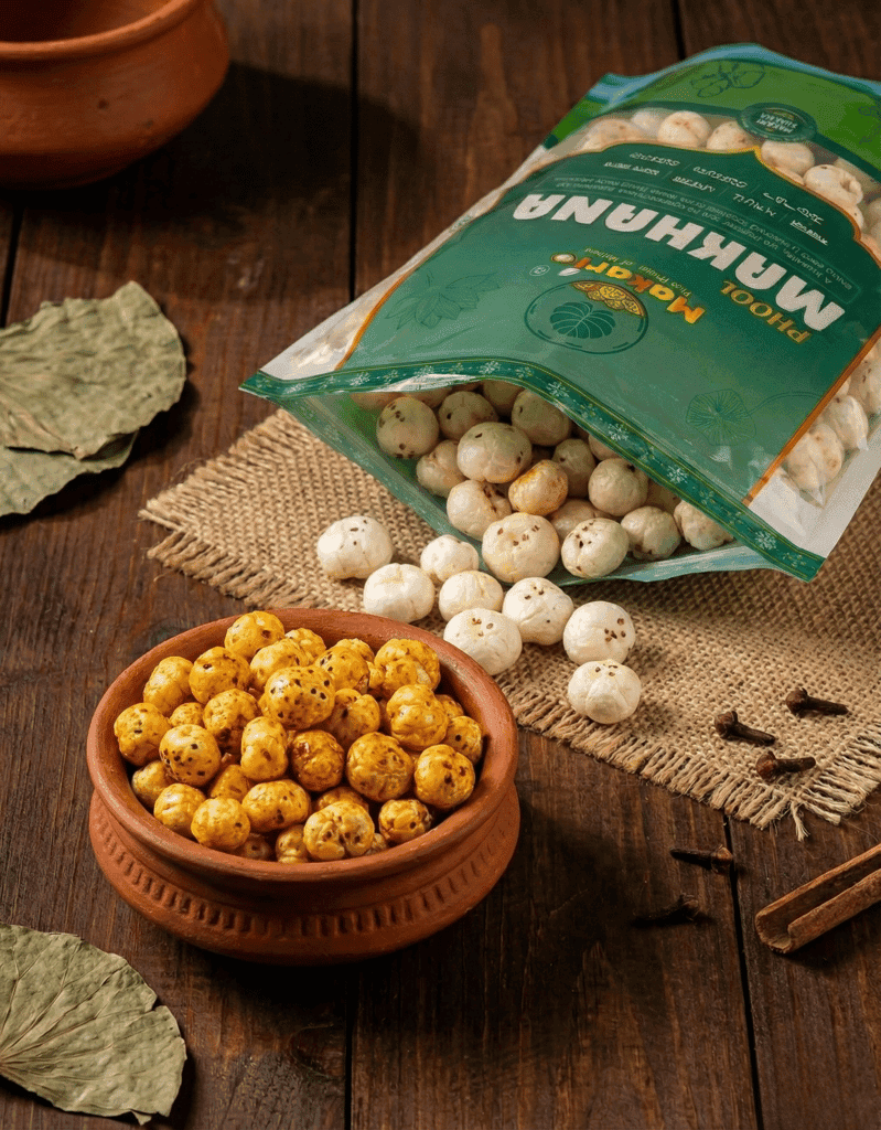 Makario Phool Makhana – Premium Quality Lotus Seeds | 100% Natural & Healthy Snack | 100g Pack view 3