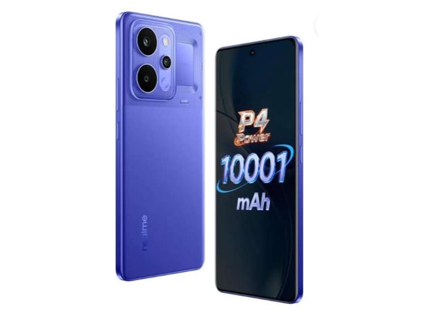 Realme P4 Power 5G Smartphone, 8GB RAM, 128GB Storage - Trans Blue