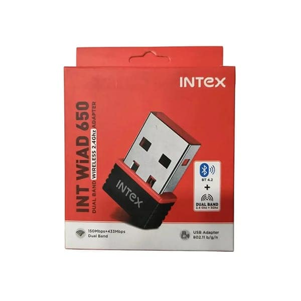 Intex Int WiAd 650 Dual Band Wireless Adapter view 2