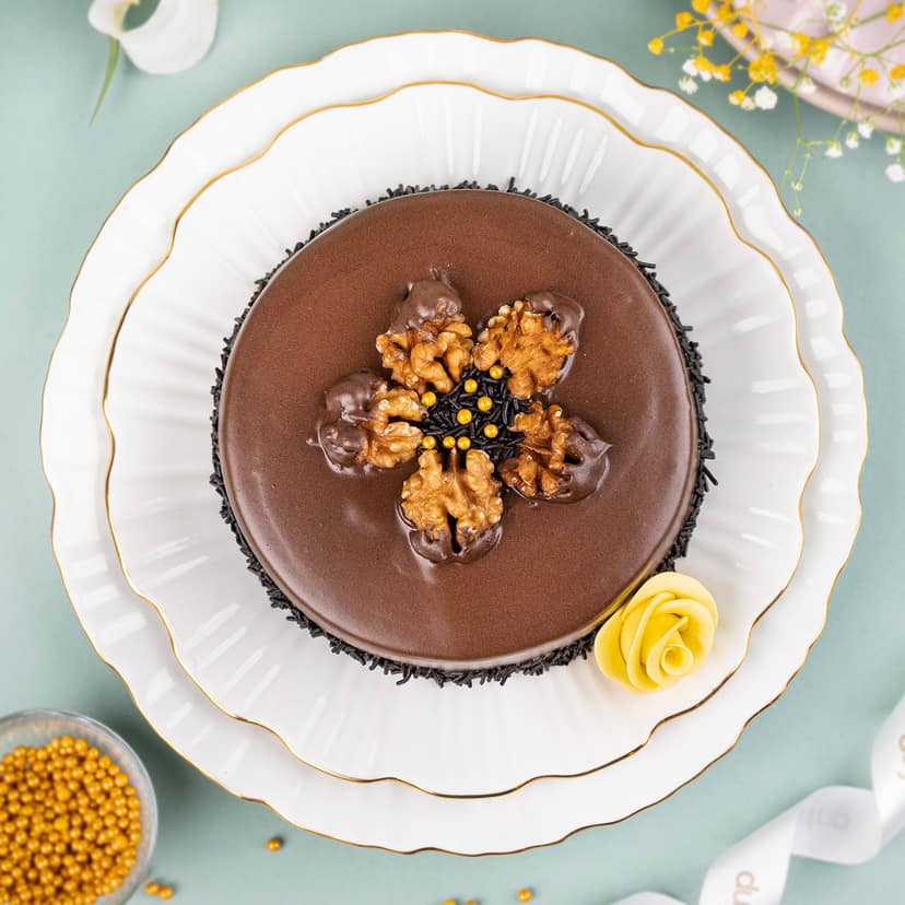Truffle Walnut Cake Half Kg view 5