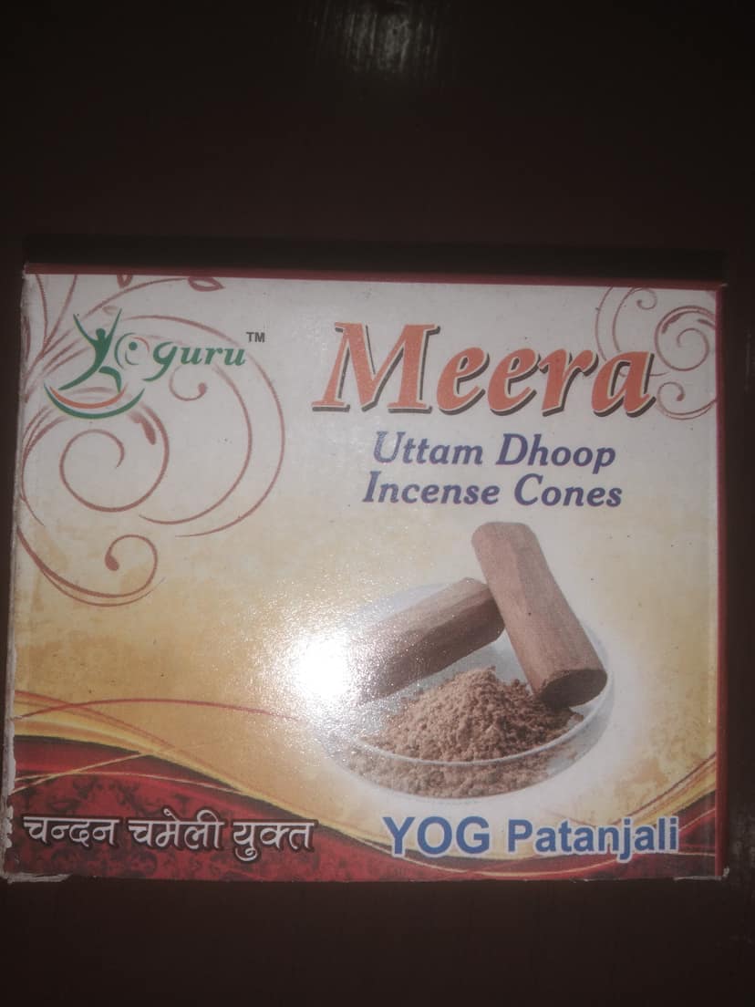 Meeras Uttam dhoop Incense cones Chandan chameli yukt