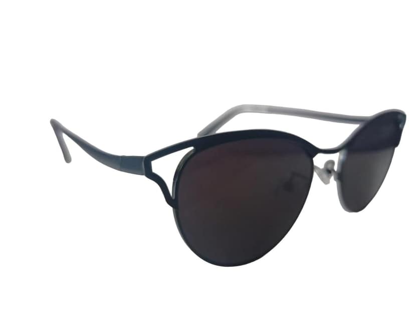 MD Style UV Protected Full Rim Cat Eye Metal Frame Sunglasses/Girls - Women Fashion Sunglasses view 4