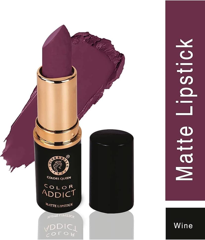 Colors Queen Color Addict Long Lasting Matte Lipstick (Shade - 04)