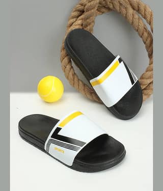 CLOSHO White Men's Slide Flip Flop