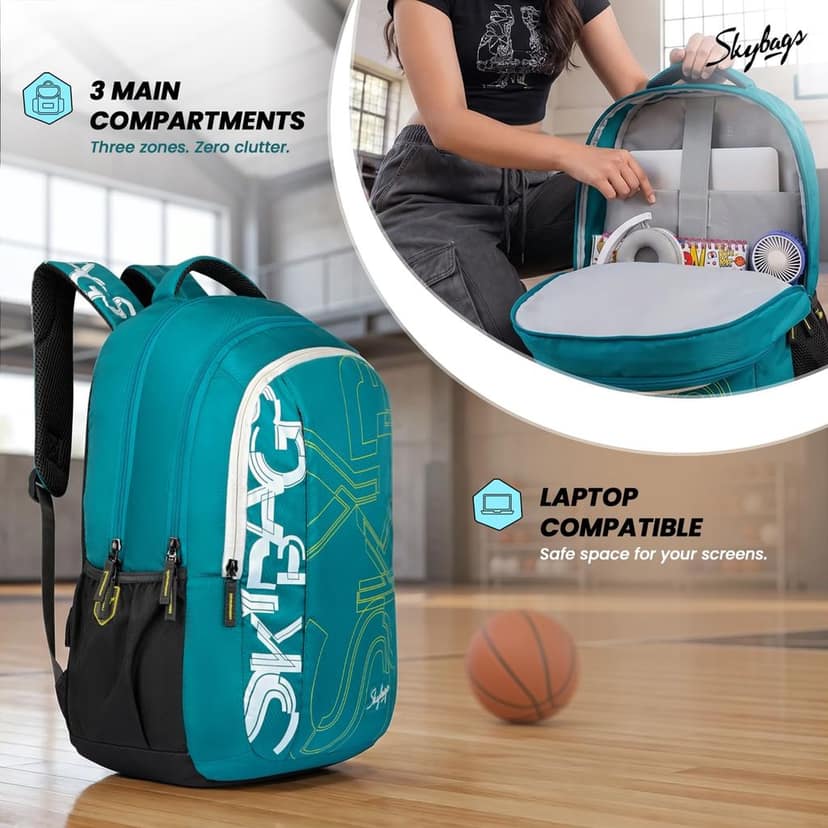 Brat Pro Max 35L Laptop Backpack (Upto 15.6"), 3 Compartments view 3