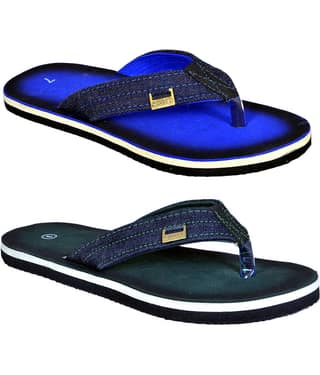 Crazy Bunny Multicolor Men's Combo Slipper