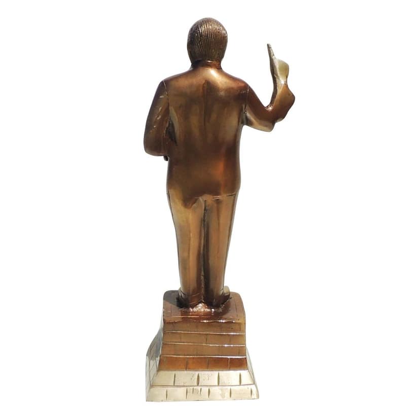Brass Showpiece Ambedker Standing Statue - Freedom Icon Showpiece, Height : 15 Inch (BSMAS533 O) view 2