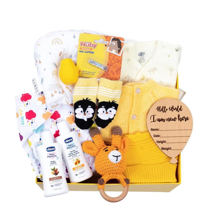 The Baby First Box Newborn Baby Essential Kit - 25 Items | Winter Kit view 2