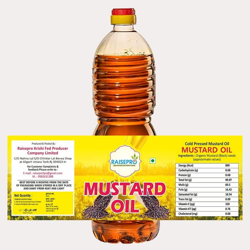 Mustard Oil (1 Litre) view 4