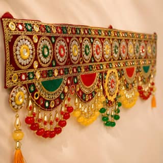 Heavy Duty Handmade Decorative Toran for Diwali, Navratri, Wedding Decor (Original)