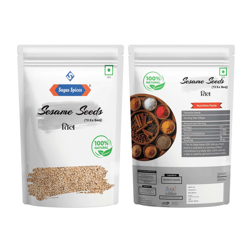 White Sesame Seeds view 3