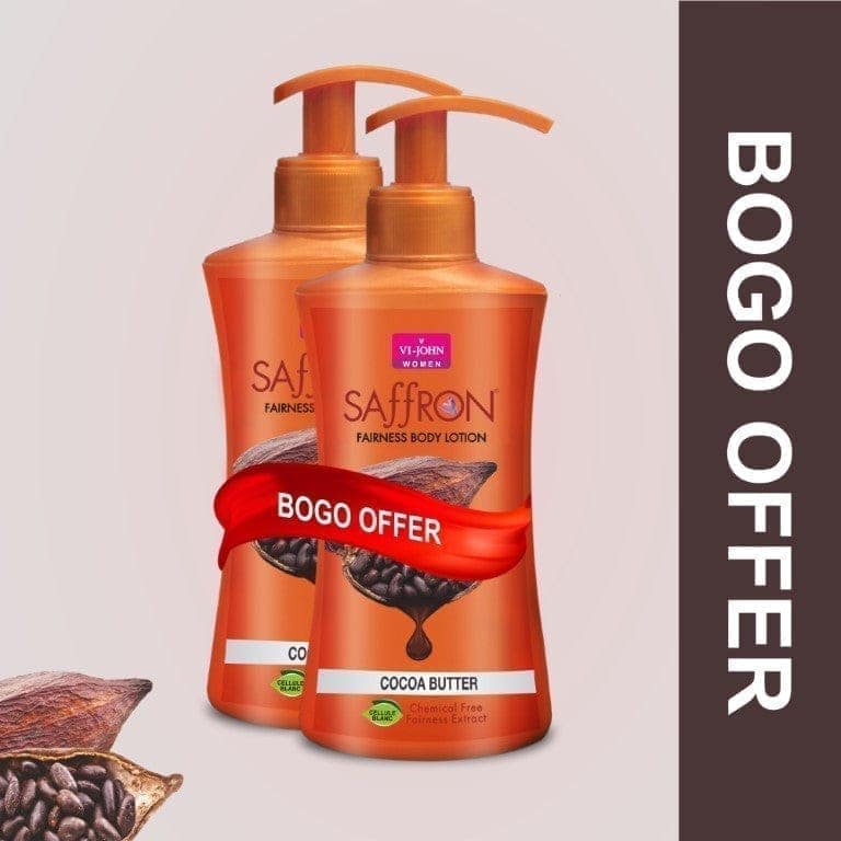 VI-JOHN Body Lotion Combo Of 2 | 250 ML Each | For Men And Women | All Skin Types | Cocoa Butter 500 ML view 3