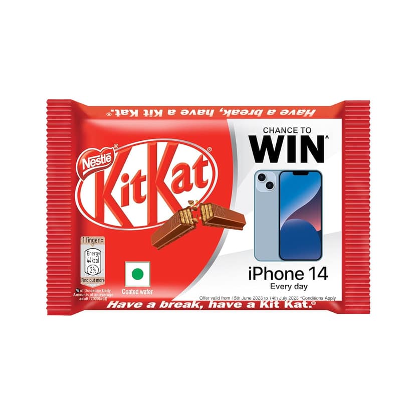 Nestle Kitkat, 4 Finger Wafer Bar, 38.5 G view 2