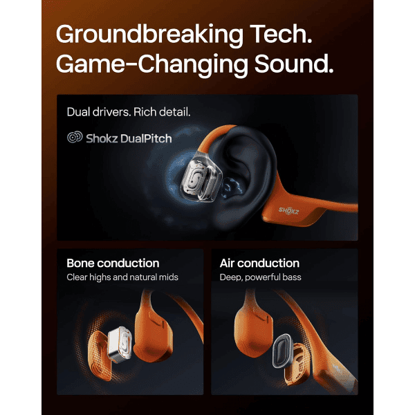 SHOKZ OpenRun Pro 2 Bone Conduction Sports Headphones view 3