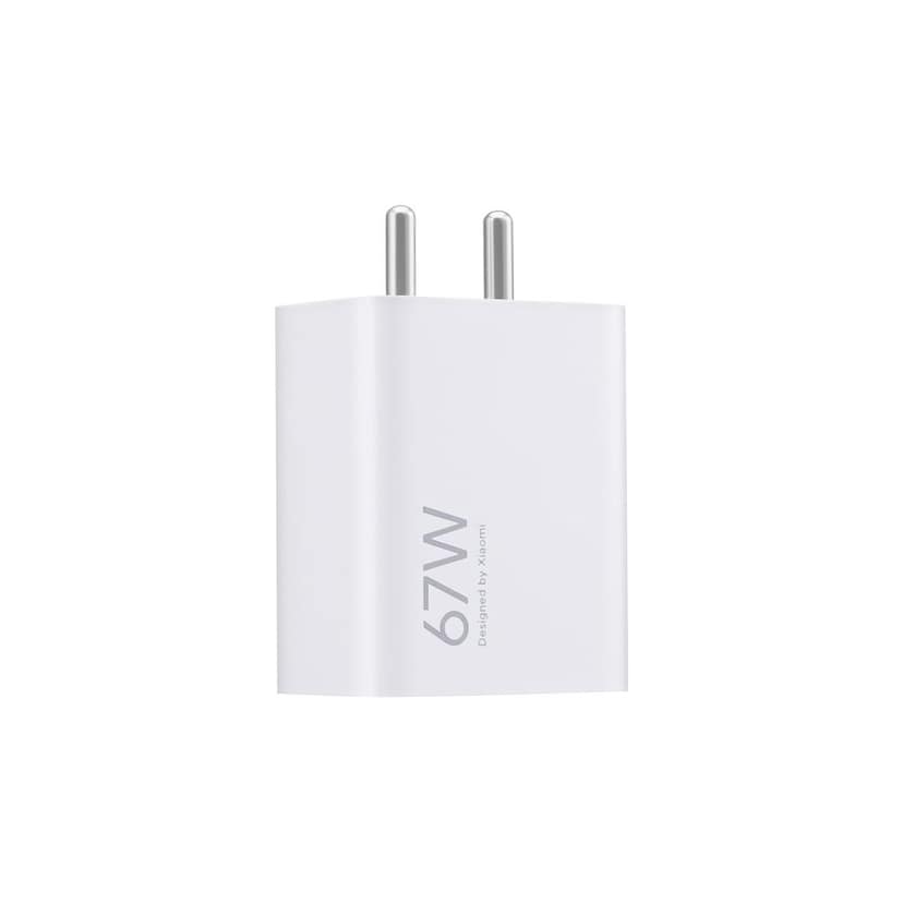 Xiaomi 67W Fast Charger Combo/Rapid Charging with Qualcomm Quick Charge 3.0. Includes USB Type-C 6A Fast Charge Cable. Compatable with mobiles, laptops, and Power Banks (White) view 3