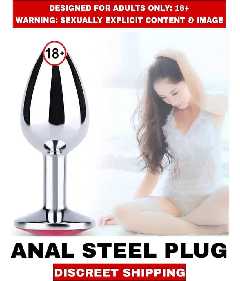 Sexual Wellness Anal Plug A1 Anal Small Size Smooth Steel Diamond Anal Steel Plug Satisfier For Unisex