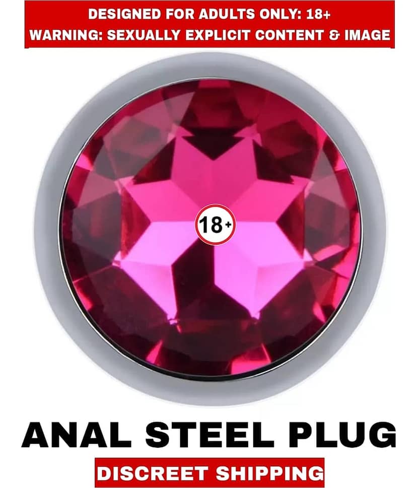 Sexual Wellness Anal Plug A1 Anal Small Size Smooth Steel Diamond Anal Steel Plug Satisfier For Unisex view 2