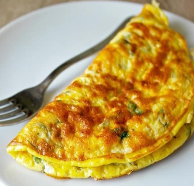 Egg omelette [2 eggs]