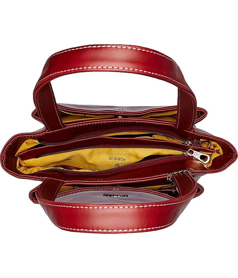 Fostelo - Grey PU Shoulder Bag view 2