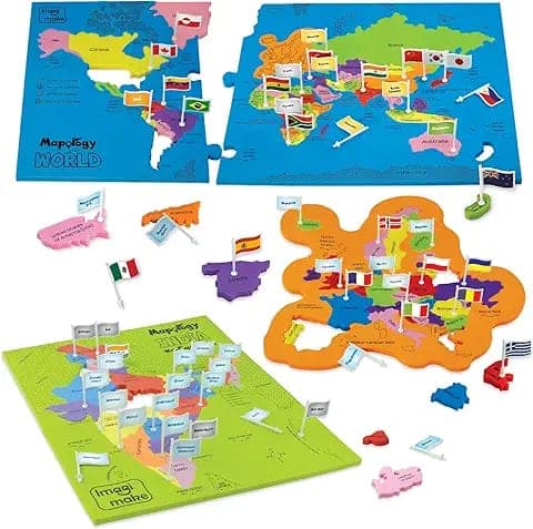 Imagimake Mapology World & India|Educational Toy for Kids Age 5-9 Years view 2