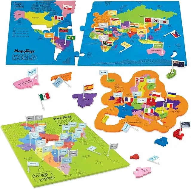 Imagimake Mapology World & India|Educational Toy for Kids Age 5-9 Years view 3