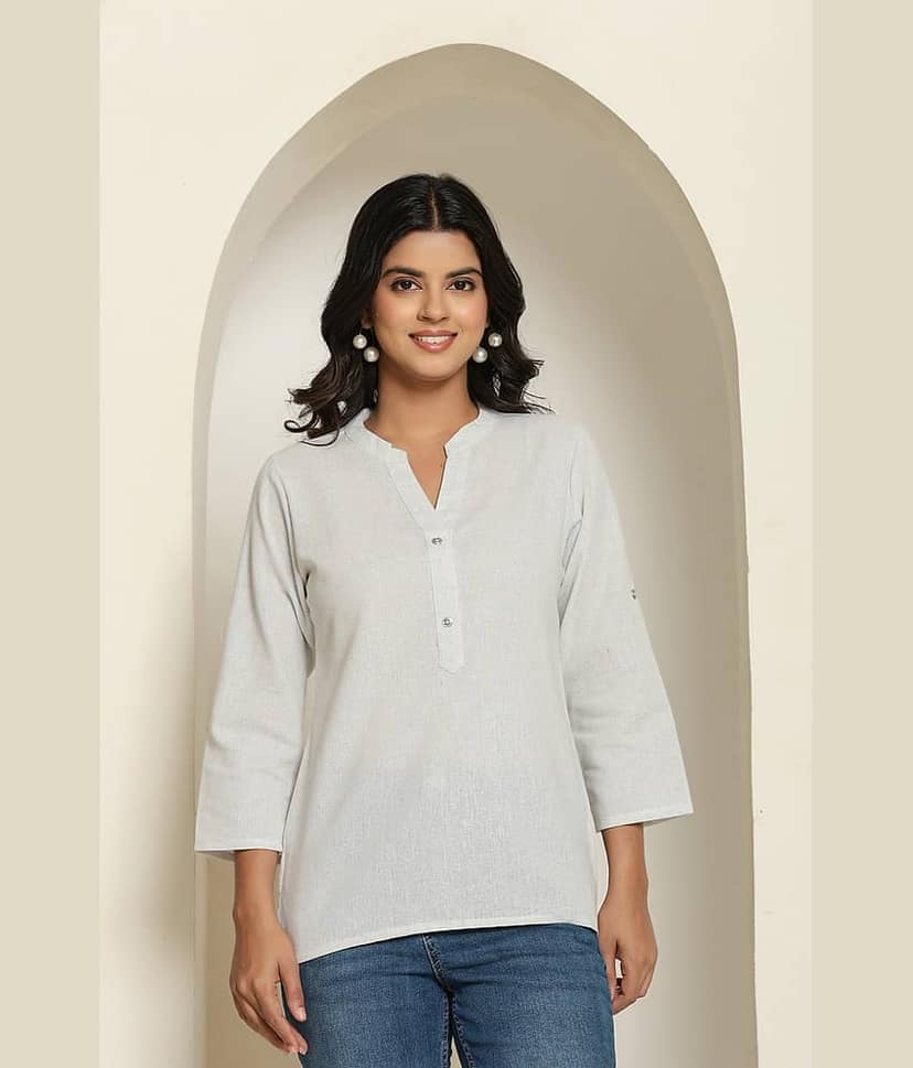 Flamboyant Women's Cotton Regular Top ( Pink )