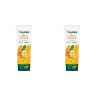 Himalaya Dark Spot Clearing Turmeric Face Wash | Reduce dark spots in 7 days | Organically sourced & Cold-pressed turmeric | 100ml (Pack of 2) Himalaya Dark Spot Clearing Turmeric Face Wash | Reduce dark spots in 7 days | Organically sourced & Cold-press